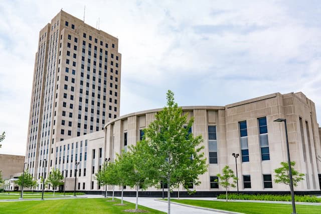 North Dakota Capitol Building in Bismarck