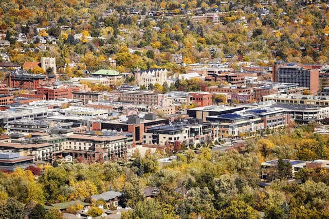 Aerial picture of Boulder City