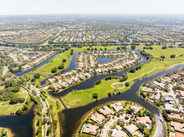 Aerial photograph of Coral Springs