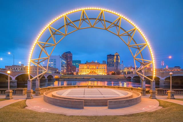 Des Moines, Iowa skyline