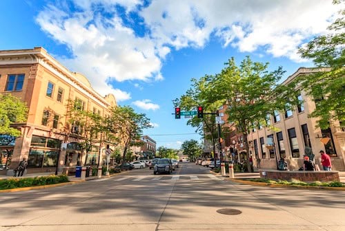 Rapid City in South Dakota, United States of America